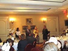 Lucy McBath, Reverend Rob Schenck and Abigail Disney with Maria Cuomo Cole